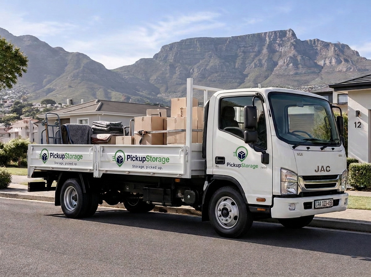 JAC N56 truck used for PickupStorage collections